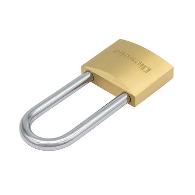 Hængelås 40 mm Messing med forlænget bøjle